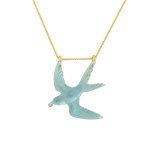 Matt Bezak Swallow Pendant Yellow Gold