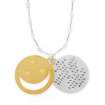 Kathy Bransfield Looking at the Same Moon - Quote Necklace