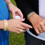 Freida Rothman The Strength Bangle Gold + Rhodium Freida Rothman The Strength Bangle Gold + Rhodium