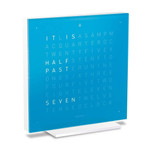 QLOCKTWO QLOCKTWO Touch Pure Blue Candy - White Body