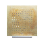 QLOCKTWO QLOCKTWO Touch Creators Edition Silver and Gold