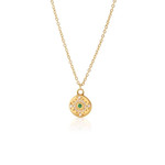 Adel Chefridi Emerald Shimmer Pendant Adel Chefridi Emerald Shimmer Pendant