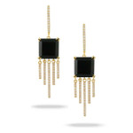 Doves by Doron Paloma Black Onyx Diamond Fringe Earrings
