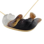 Matt Bezak Otter Pendant 14KT Yellow Gold