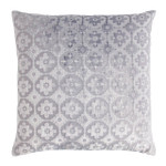 Kevin OBrien Studio Small Moroccan Velvet Pillow - Silver Grey