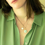 Monica Rich Kosann White Enamel Vermeil Cushion Locket Monica Rich Kosann White Enamel Vermeil Cushion Locket