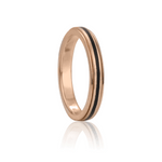 Meditation Rings Shanti Meditation Spinner Ring - Vermeil Rose Gold Meditation Rings Shanti Meditation Spinner Ring - Vermeil Rose Gold