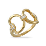 Doves by Doron Paloma Equestrian Diamond Ring Doves by Doron Paloma Equestrian Diamond Ring