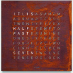 QLOCKTWO QLOCKTWO 180 Rust QLOCKTWO QLOCKTWO 180 Rust