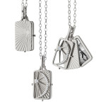 Monica Rich Kosann Sun, Moon and Stars Gate Locket With Sapphires