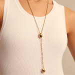 UNOde50 Lonely Planet Necklace Gold UNOde50 Lonely Planet Necklace Gold