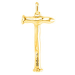 UNOde50 Letter Charm - Large, Gold UNOde50 Letter Charm - Large, Gold