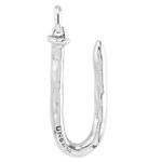 UNOde50 Letter Charm - Large, Silver UNOde50 Letter Charm - Large, Silver