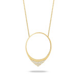 Doves by Doron Paloma Fibonacci Diamond Yellow Gold Necklace
