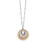 Kathy Bransfield World is my Oyster - Quote Necklace