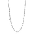 Ti Sento Sterling Silver Paperclip Milano Chain