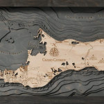Nautical Wood Maps Grand Cayman  Nautical Wood Maps Grand Cayman