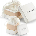 Ti Sento Tube Huggie Pave Sterling Silver Milano Earrings