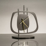 Girardini Design Short Quasar Clock - Oiled Bronze