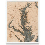 Nautical Wood Maps Chesapeake Bay  Nautical Wood Maps Chesapeake Bay