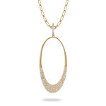 Doves by Doron Paloma Fibonacci Diamond Rounded Oval Yellow Gold Pendant