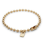 UNOde50 Snowflake Necklace Gold