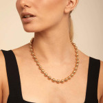 UNOde50 Snowflake Necklace Gold