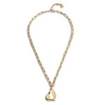 UNOde50 Heartbeat Necklace Gold