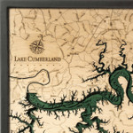 Nautical Wood Maps Lake Cumberland Nautical Wood Maps Lake Cumberland