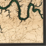 Nautical Wood Maps Lake Cumberland Nautical Wood Maps Lake Cumberland