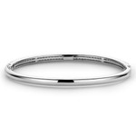 Ti Sento Pave Textured Sterling Silver Milano Bracelet