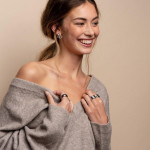 Ti Sento Twisted Hanging Circle Huggie Sterling Silver Milano Earrings