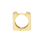 Midas Square Huggie Earrings Yellow Gold Midas Square Huggie Earrings Yellow Gold