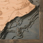 Nautical Wood Maps Hawaii  Nautical Wood Maps Hawaii