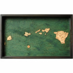 Nautical Wood Maps Hawaiian Islands Serving Tray Nautical Wood Maps Hawaiian Islands Serving Tray