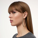 Freida Rothman The Icon Earrings Gold and Rhodium - Extra Large