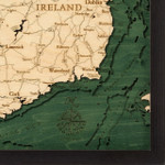 Nautical Wood Maps Ireland