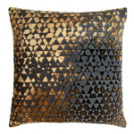 Kevin OBrien Studio Triangles Velvet Pillow - Copper Ivy Kevin OBrien Studio Triangles Velvet Pillow - Copper Ivy