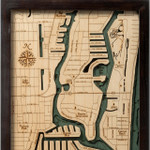 Nautical Wood Maps Ft Lauderdale Nautical Wood Maps Ft Lauderdale