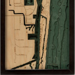 Nautical Wood Maps Ft Lauderdale Nautical Wood Maps Ft Lauderdale