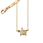 Monica Rich Kosann Diamond Critter Turtle Luck Gold Necklace Monica Rich Kosann Diamond Critter Turtle Luck Gold Necklace