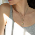 Monica Rich Kosann Two-Tone Mini Never Fear Snake Medallion Necklace Monica Rich Kosann Two-Tone Mini Never Fear Snake Medallion Necklace