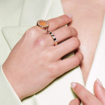 Ti Sento Ray of Sun Sterling Silver and Gold Milano Ring Ti Sento Ray of Sun Sterling Silver and Gold Milano Ring