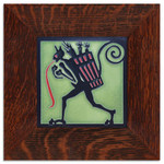 Motawi Tileworks Krampus Green Motawi Tileworks Krampus Green