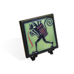 Motawi Tileworks Krampus Green Motawi Tileworks Krampus Green