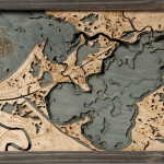 Nautical Wood Maps New Orleans  Nautical Wood Maps New Orleans