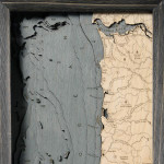 Nautical Wood Maps Oregon Coast  Nautical Wood Maps Oregon Coast