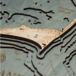Nautical Wood Maps Outer Banks  Nautical Wood Maps Outer Banks