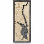 Nautical Wood Maps Great Sacandaga Lake  Nautical Wood Maps Great Sacandaga Lake