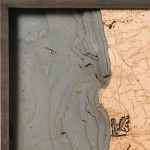 Nautical Wood Maps San Diego  Nautical Wood Maps San Diego